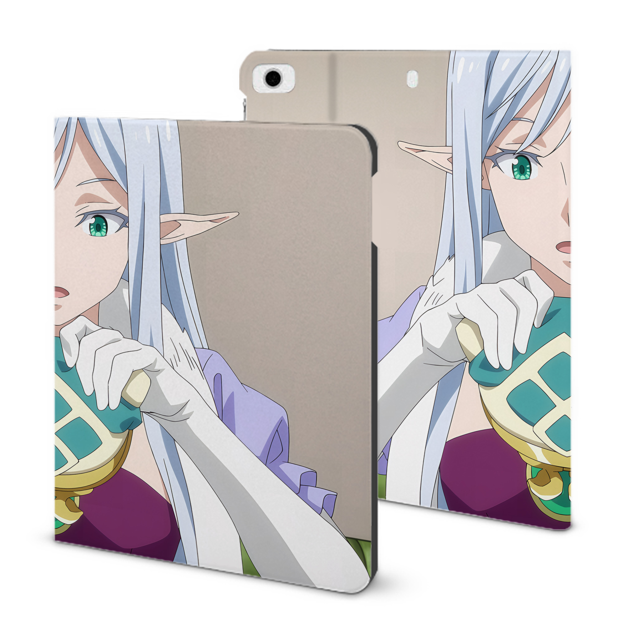 （画像用） 転スラ Regarding Reincarnated to Slime IPad ケース ブック型 PUレザー TPU 耐衝撃 軽量 薄型 ペン収納なし 全面保護 IPad 各モデル対応